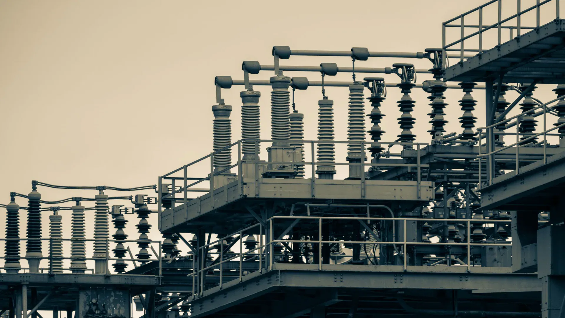 High-voltage substation equipment for national grid infrastructure