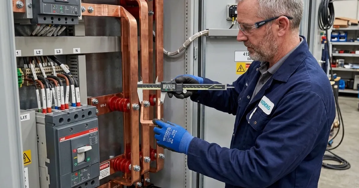 IEC 61439-1 2026 Update: How to Calculate Clearance, Creepage, and Temperature Rise for Switchgear Busbar Compliance | DH CNC