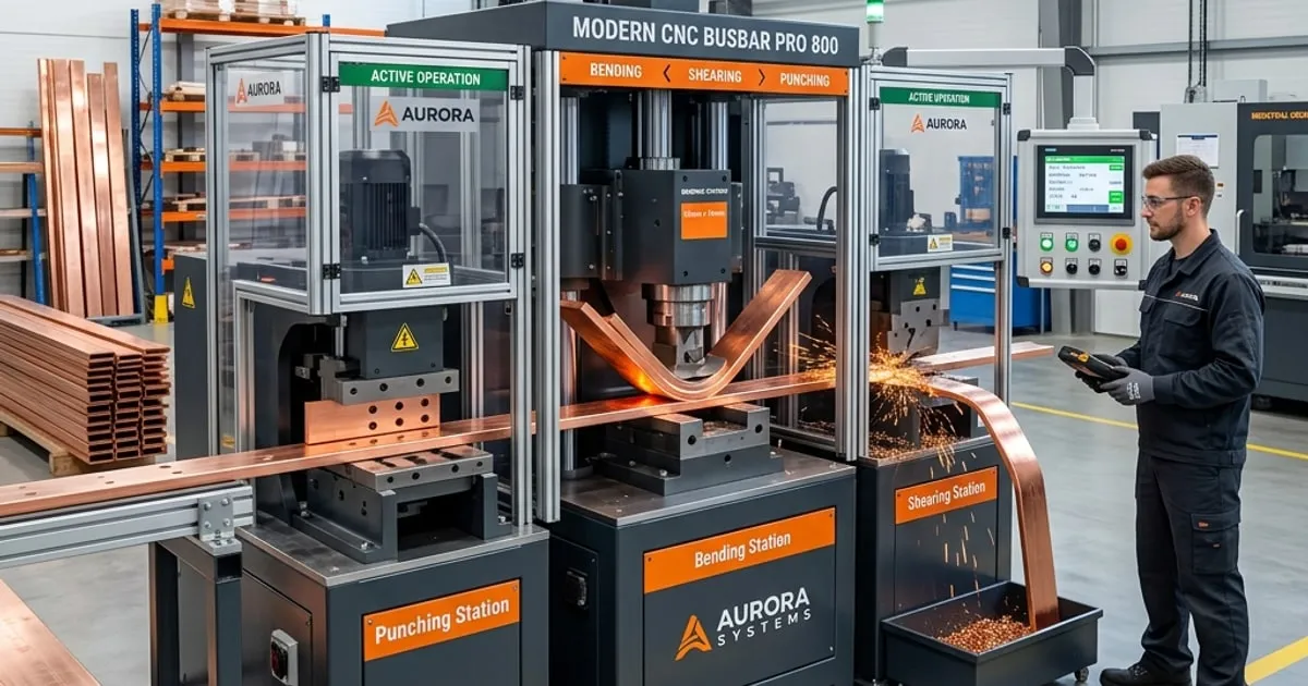 How Does a Multi-Function CNC Busbar Machine Reduce Switchgear Production Costs?