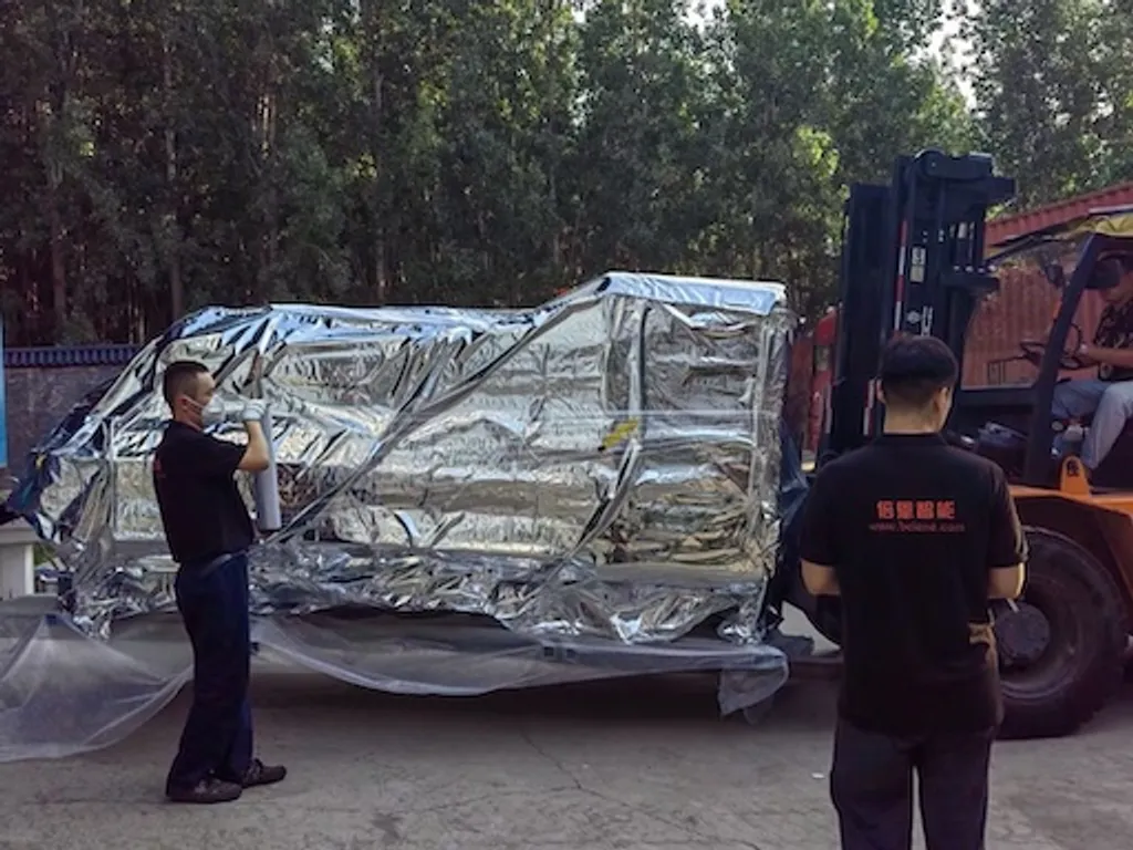 DH CNC export vacuum packing for busbar machine shipment