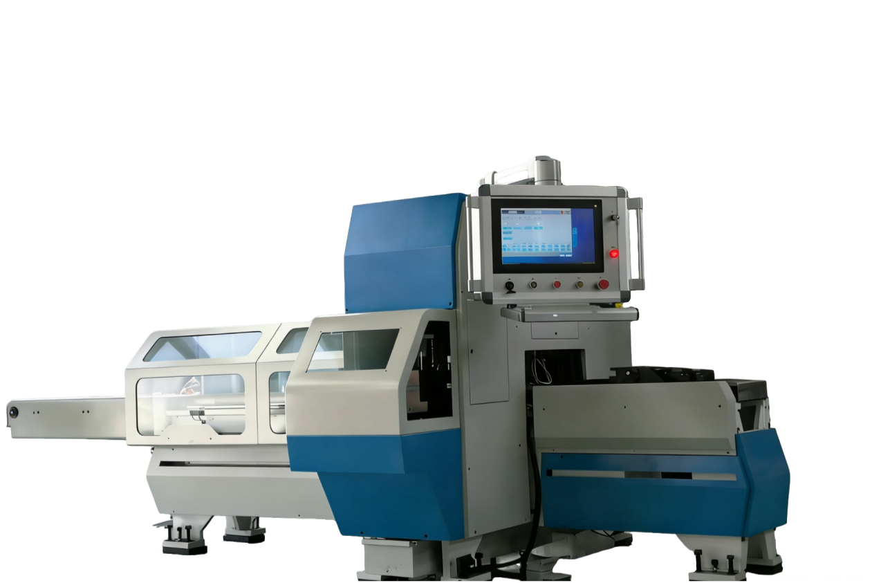 محطة DHCNC-BP-60 بنظام CNC لتثقيب وقص قضبان التوصيل